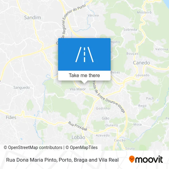 Rua Dona Maria Pinto map