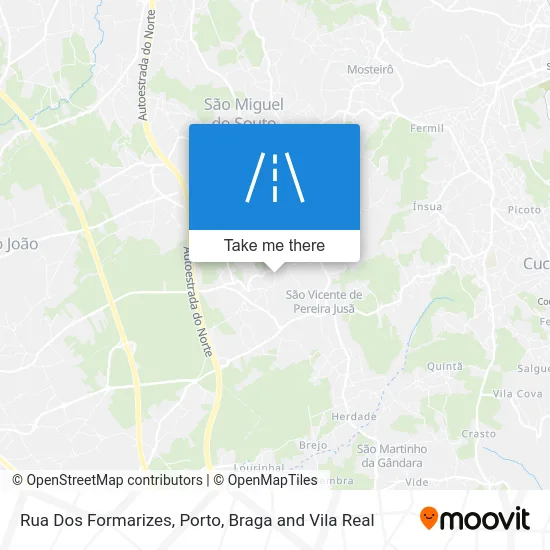 Rua Dos Formarizes map