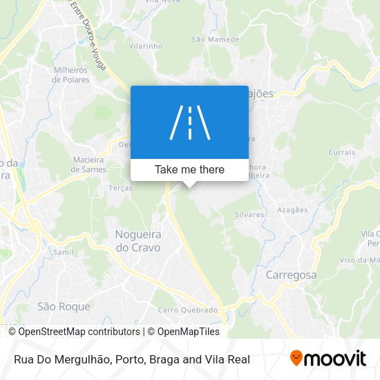 Rua Do Mergulhão mapa