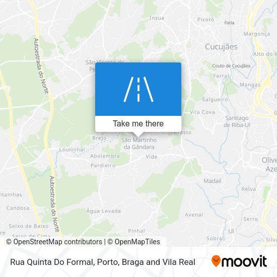 Rua Quinta Do Formal mapa