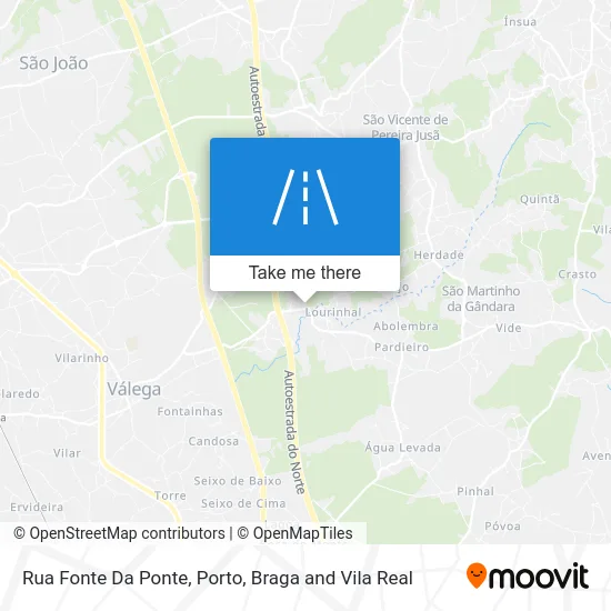 Rua Fonte Da Ponte map
