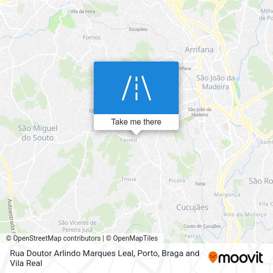 Rua Doutor Arlindo Marques Leal mapa