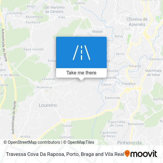 Travessa Cova Da Raposa map