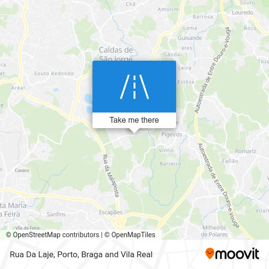 Rua Da Laje map
