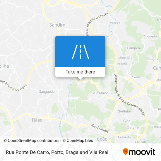 Rua Ponte De Carro map