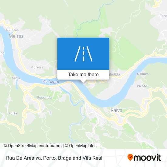 Rua Da Arealva map