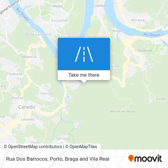 Rua Dos Barrocos map