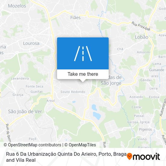 Rua 6 Da Urbanização Quinta Do Arieiro map