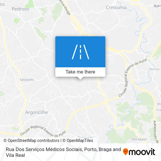 Rua Dos Serviços Médicos Sociais mapa
