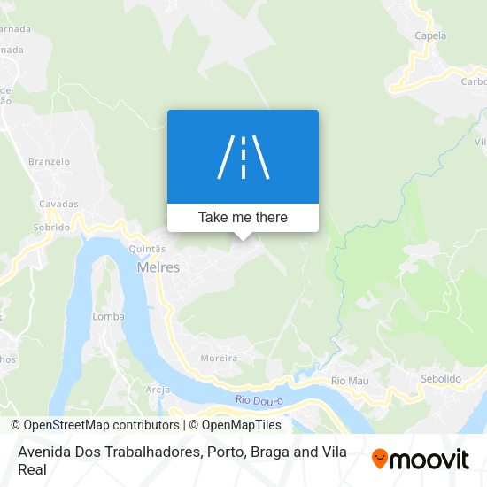 Avenida Dos Trabalhadores mapa