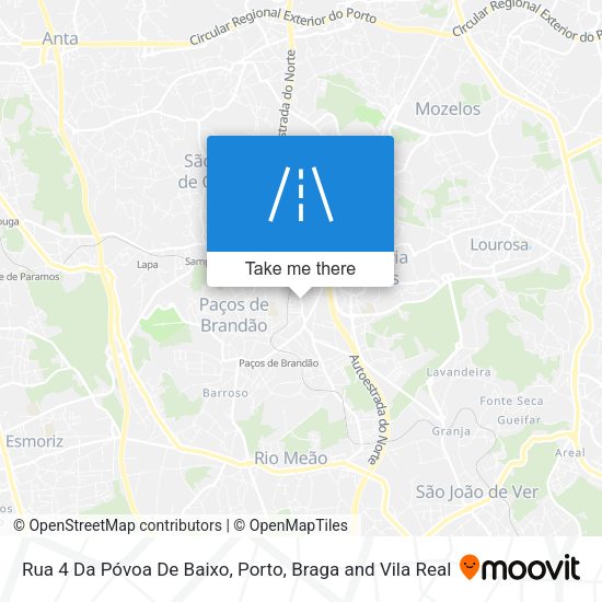 Rua 4 Da Póvoa De Baixo map