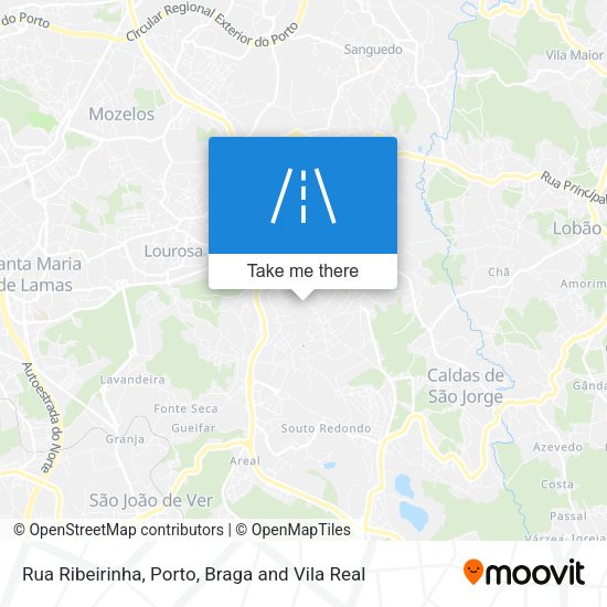 Rua Ribeirinha map