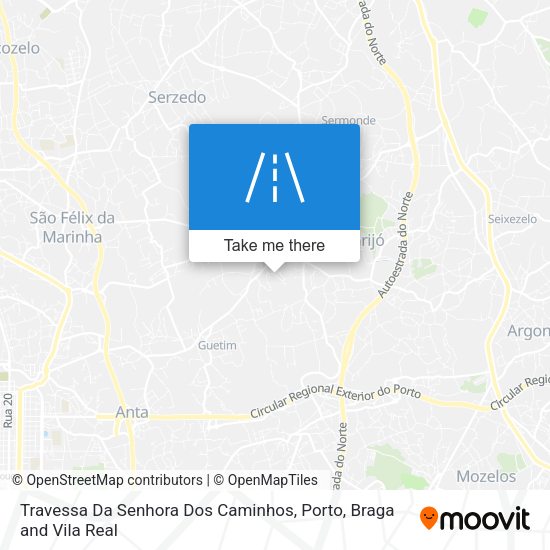 Travessa Da Senhora Dos Caminhos mapa
