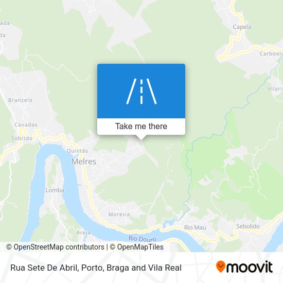 Rua Sete De Abril mapa