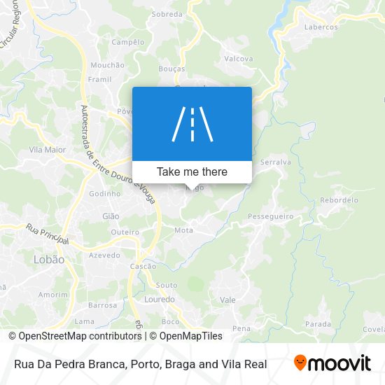 Rua Da Pedra Branca mapa