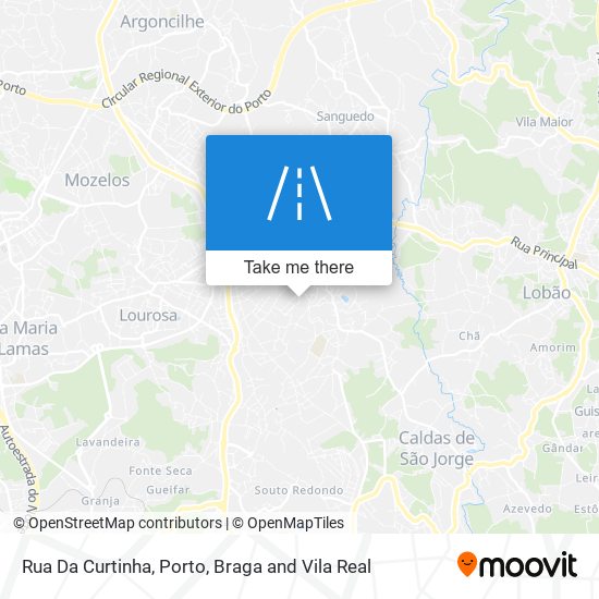 Rua Da Curtinha map