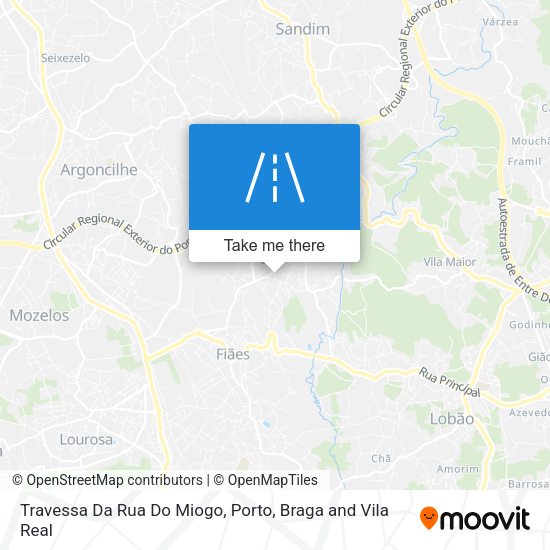 Travessa Da Rua Do Miogo mapa
