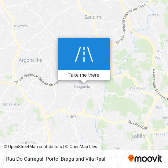 Rua Do Carregal mapa