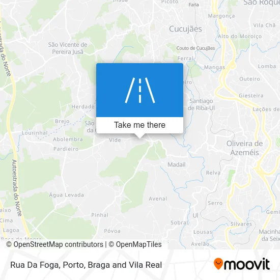 Rua Da Foga map