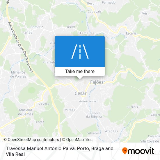 Travessa Manuel António Paiva map