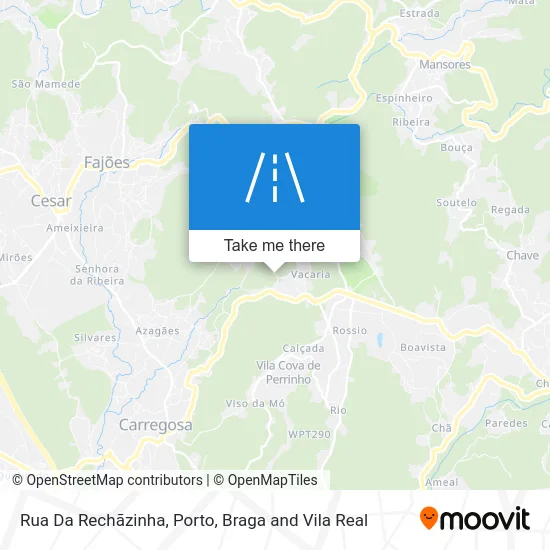 Rua Da Rechãzinha map