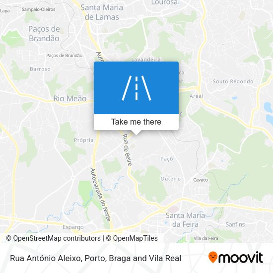 Rua António Aleixo map