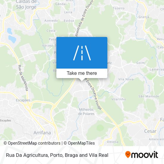 Rua Da Agricultura mapa