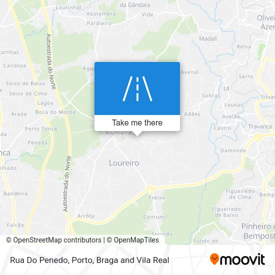 Rua Do Penedo map
