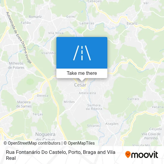Rua Fontanário Do Castelo map