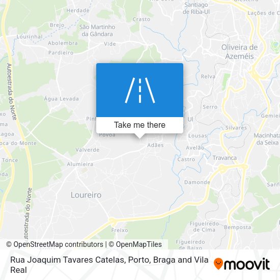 Rua Joaquim Tavares Catelas map