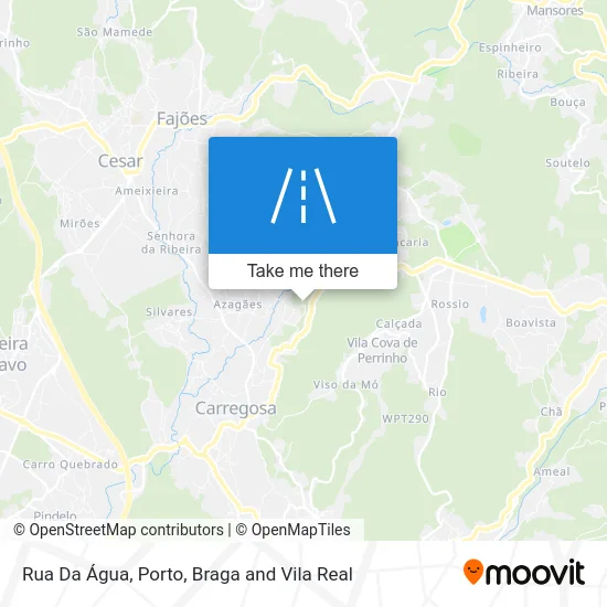 Rua Da Água map