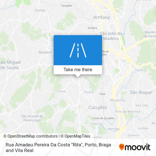 Rua Amadeu Pereira Da Costa "Rita" map