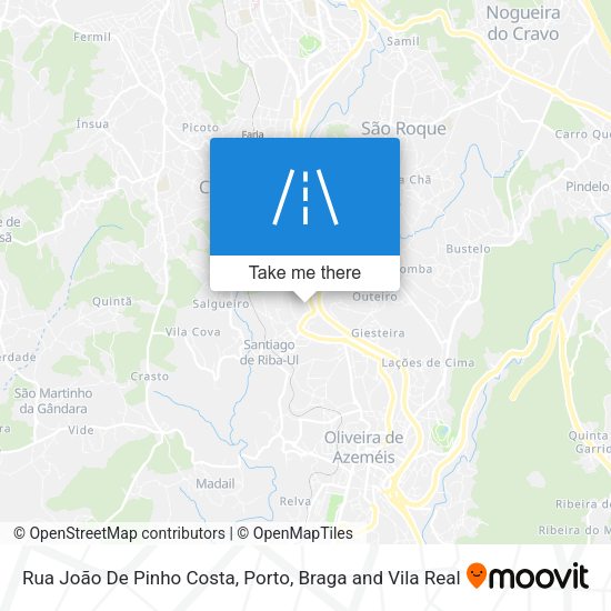 Rua João De Pinho Costa mapa