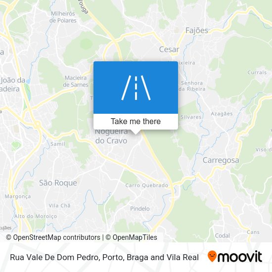 Rua Vale De Dom Pedro mapa