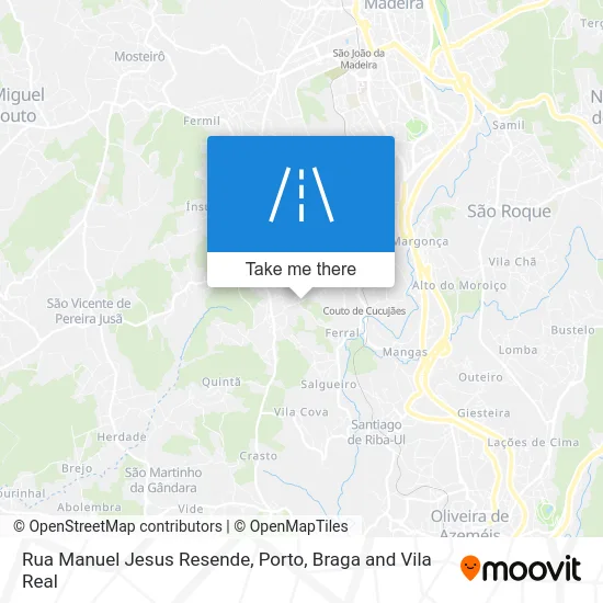 Rua Manuel Jesus Resende map