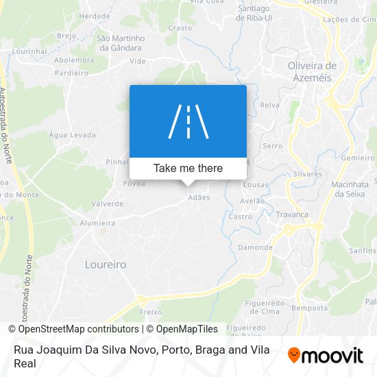 Rua Joaquim Da Silva Novo mapa