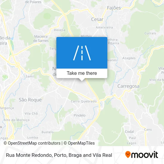 Rua Monte Redondo map