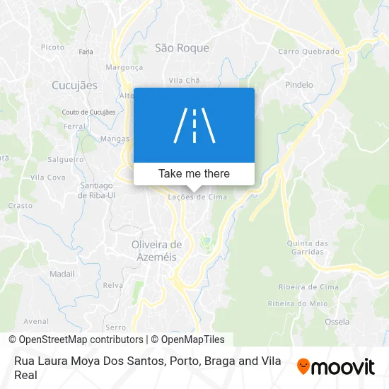 Rua Laura Moya Dos Santos map