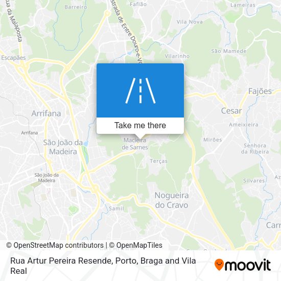 Rua Artur Pereira Resende map