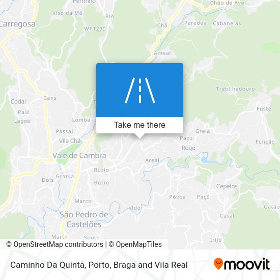 Caminho Da Quintã map