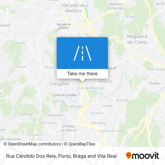 Rua Cândido Dos Reis map