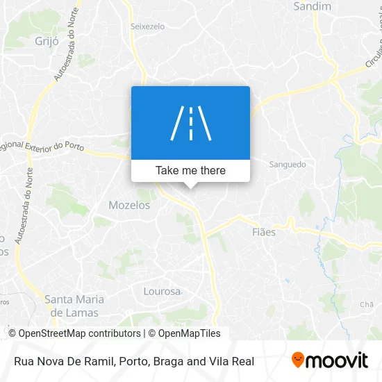 Rua Nova De Ramil map