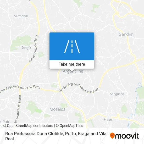 Rua Professora Dona Clotilde map