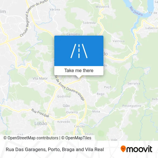 Rua Das Garagens map