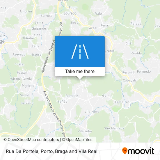 Rua Da Portela map