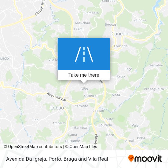 Avenida Da Igreja mapa