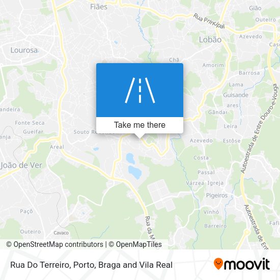 Rua Do Terreiro mapa