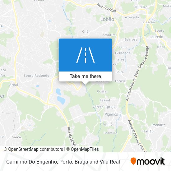 Caminho Do Engenho mapa