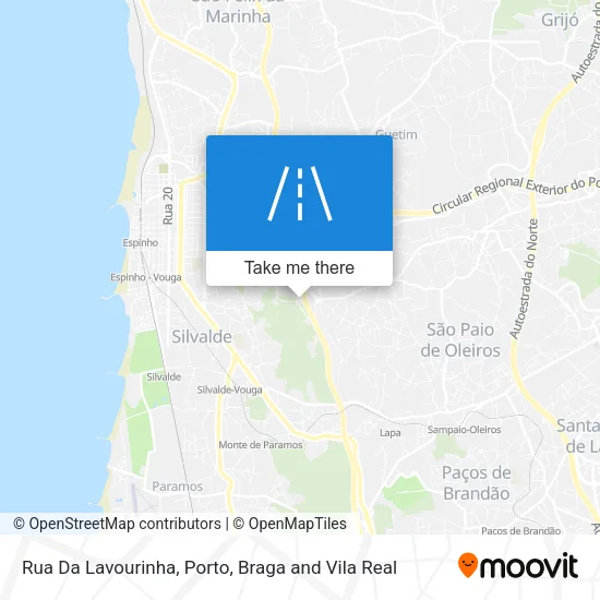 Rua Da Lavourinha map