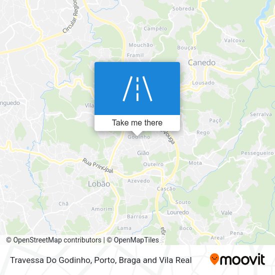 Travessa Do Godinho mapa